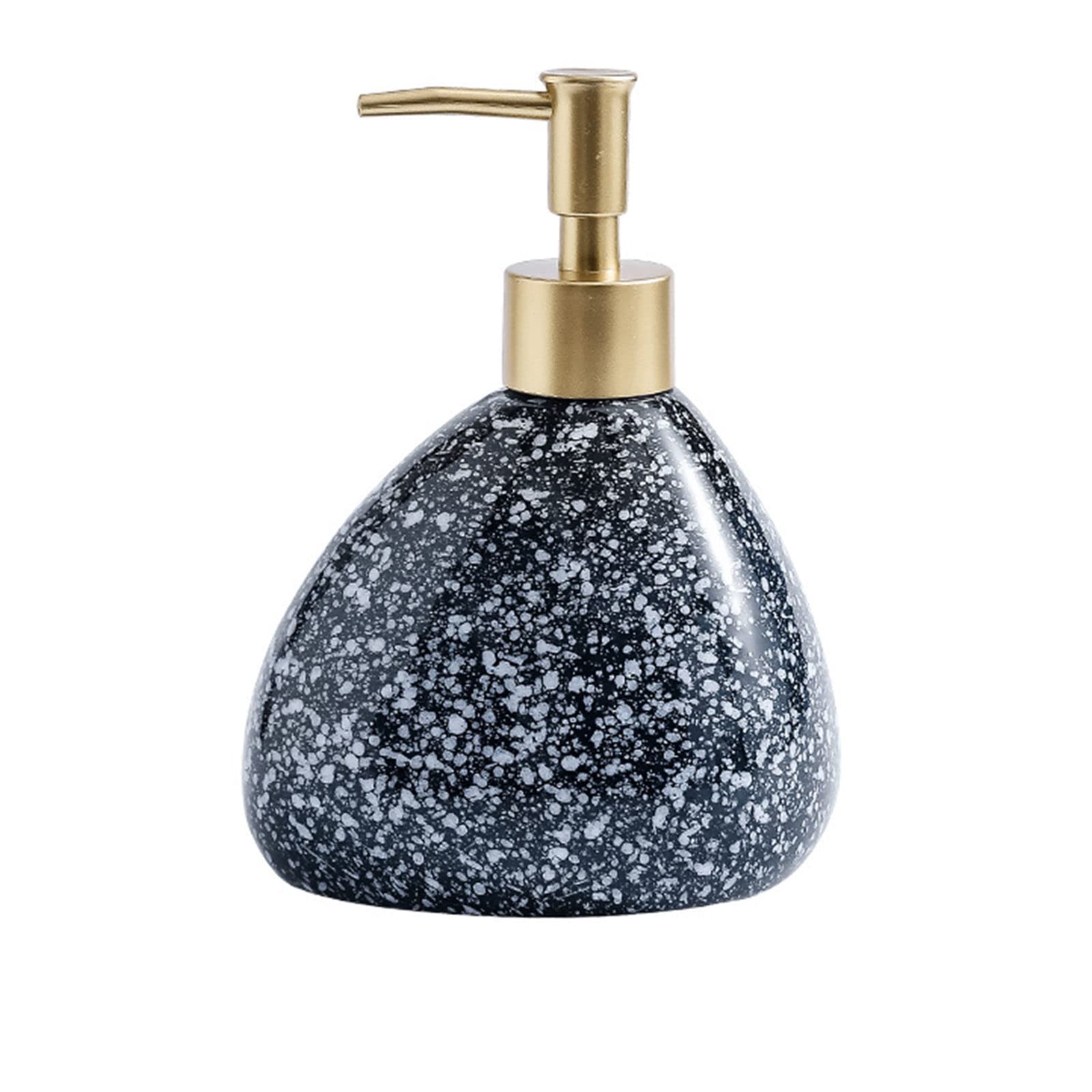 Dispenser di sapone,Dispenser di sapone in stile giapponese, Dispenser di lozione for pompa a gradiente in ceramica, Dispenser di sapone for le mani ricaricabile, for lavello da cucina, Bagno-Mo Yun b