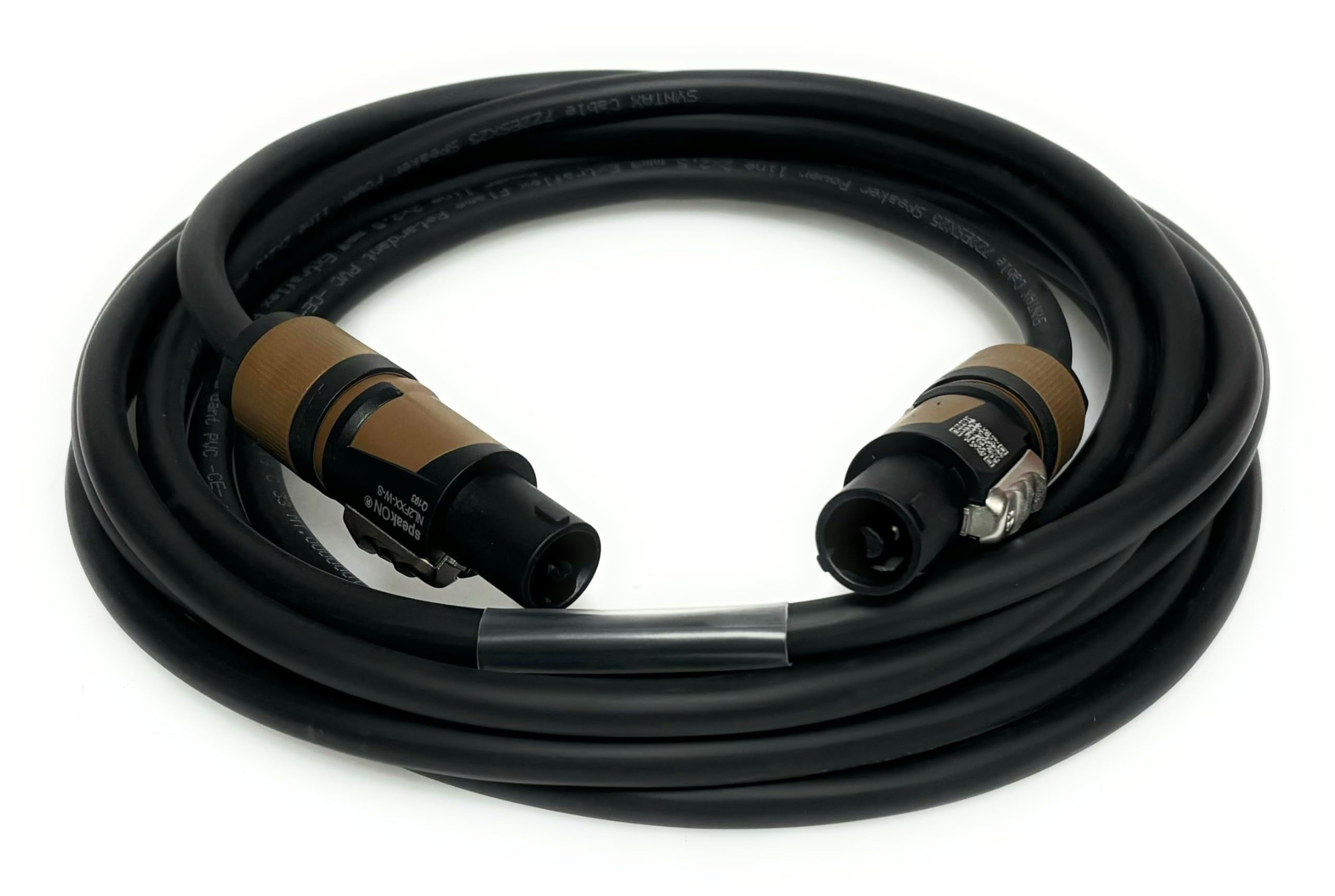 DG Systems - Cavo Speakon 2P con Neutrik NL2FXX e cavo Syntax 7Z2SX25, Tour Grade - Made in Italy (15 mt)