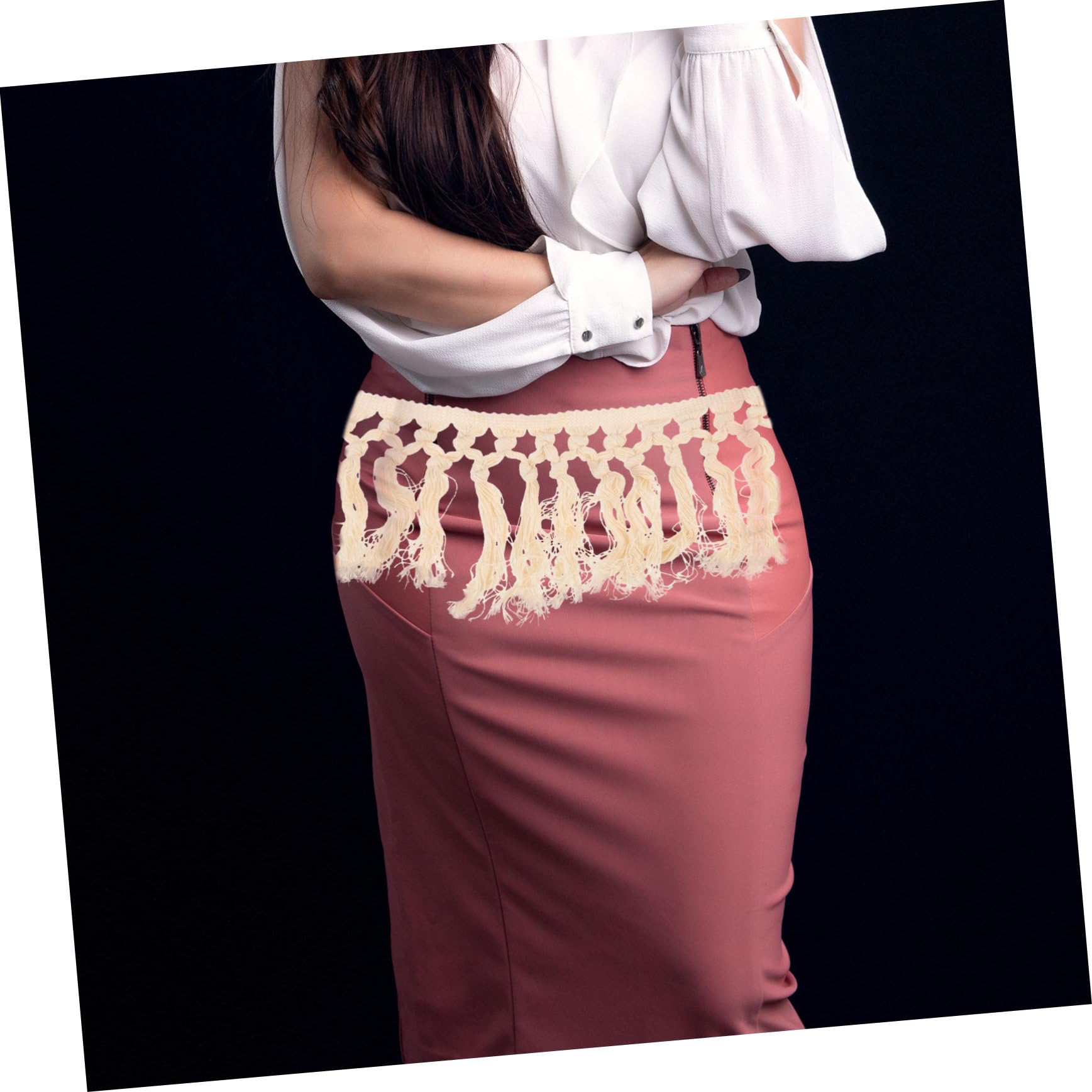 Garniture en Dentelle et Pompons pour Rideaux Bricolage Accessoire de Couture en Polyester Lavable Décoration Intérieure et Mode DIY 5 Mètres