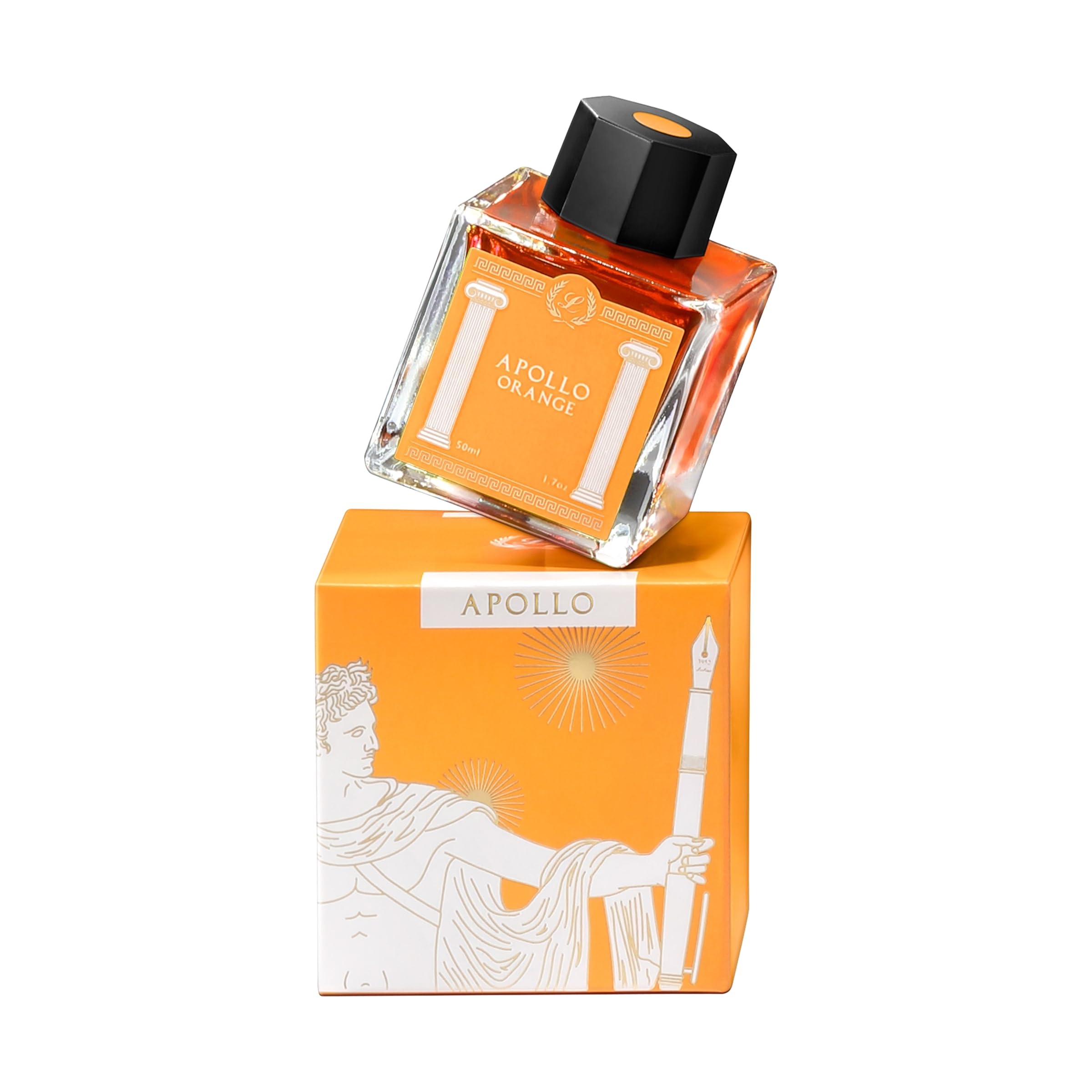 Laban Greek Mythology Fountain Pen Ink - Apollo Orange (50ml)