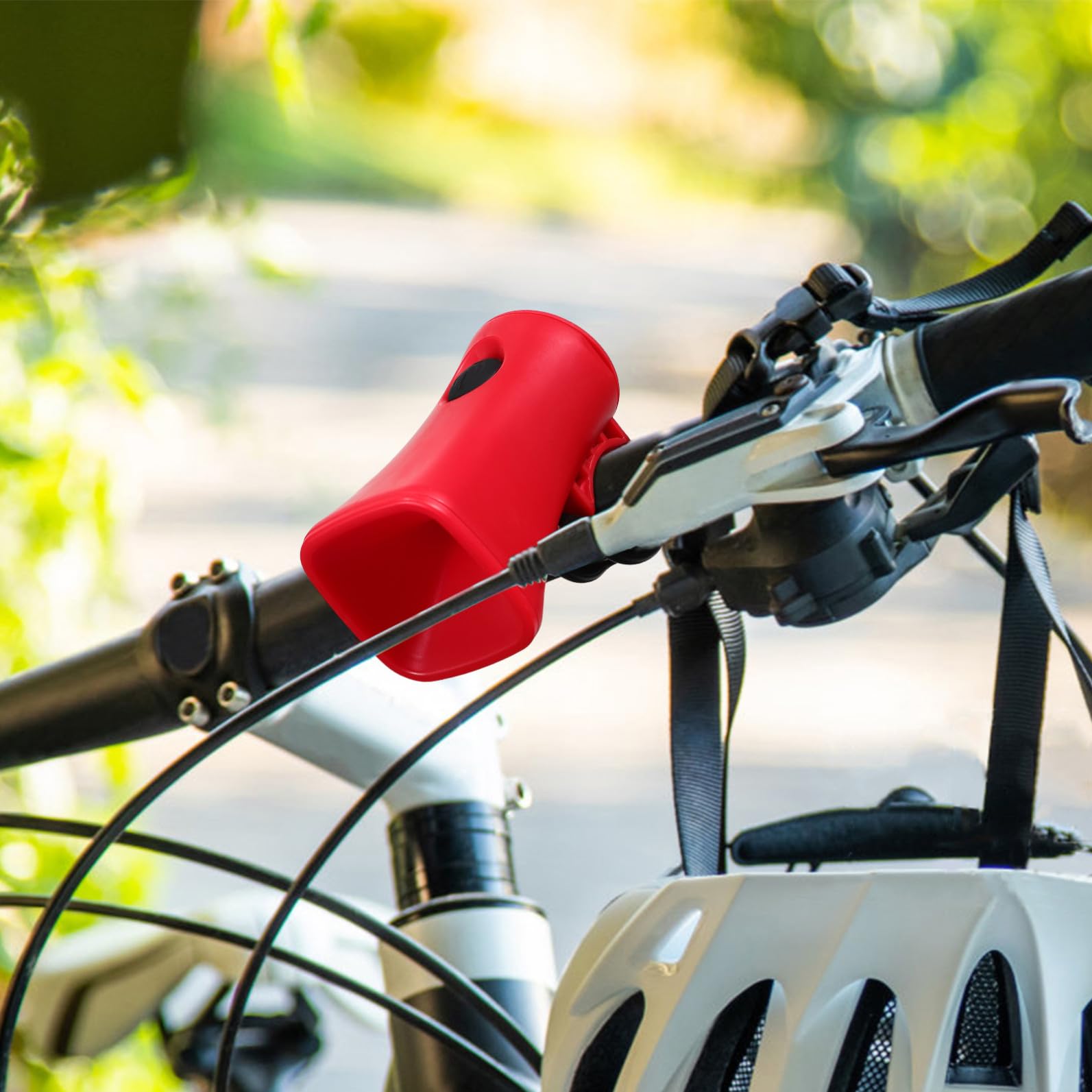 Sosoport Klaxon Électrique pour Vélo Klaxon Électrique pour Tricycle Klaxon pour Scooter Accessoires Klaxon Klaxon À Air Lumière pour Vélo Électrique Klaxon Amusant Klaxon pour