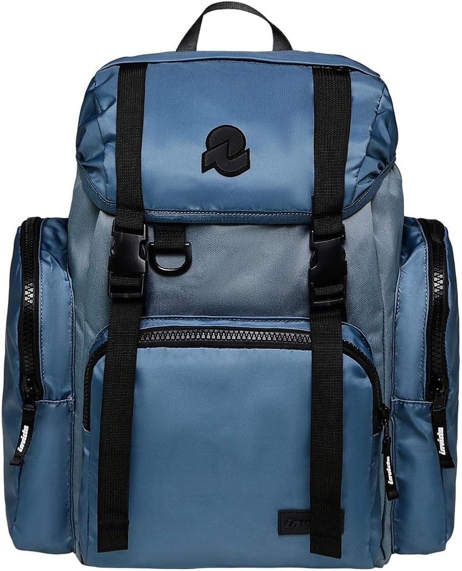 Invicta Zaino, URBAN X, Tasca porta pc fino a 14'', Lavoro e Tempo Libero, Ufficio, Tessuto ECO Material, 25LT, per Uomo e Donna Blu - Immagine 1