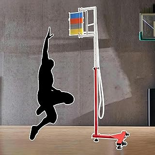 CIADAZ Floor Standing High Jump Training Equipment Vertical Test Jump Measurement Tester, Adults Vertical Jump Tester, 1.7m-3.6m Stainless Steel Jumping Test Assessment Tool