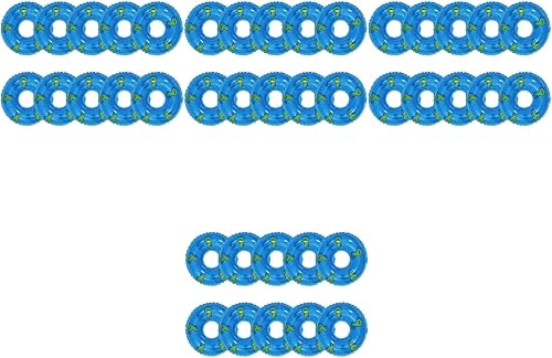 Miniatura 8 de 20 piezas de patitos de natación en miniatura, decoración de miniture, decoración de casa de muñecas, anillos de natación, mini patos, mini anillos