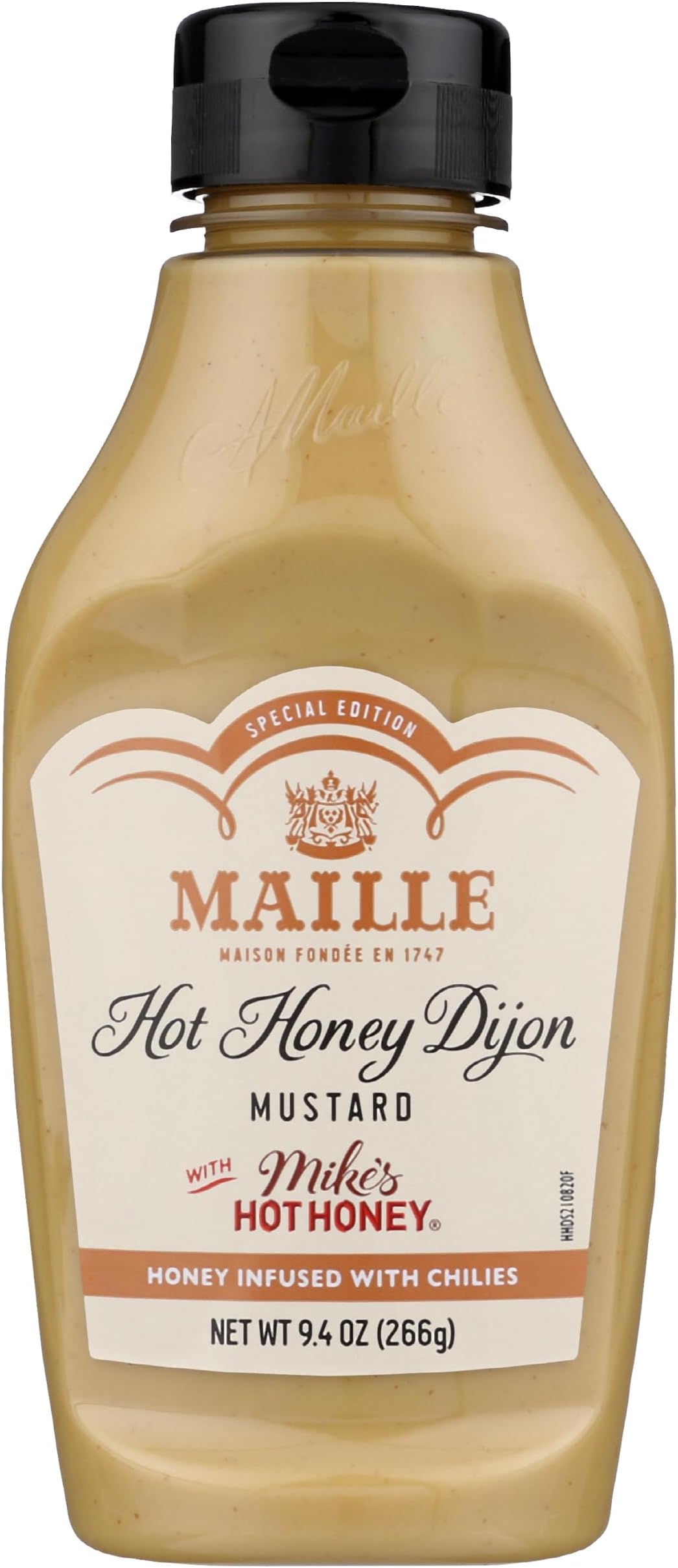 Maille Mike's Hot Honey Special Edition Savoury Sweet Spice with a Spicy Kick Hot Honey Dijon Mustard Gluten Free Shelf Stable 9oz