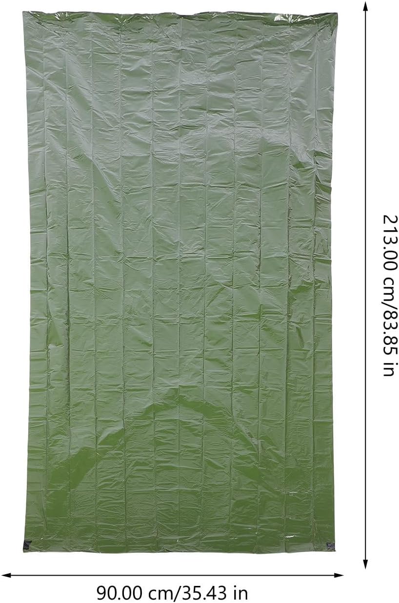 Emergency with Compression Sack, Lightweight Pe Aluminum Foil Thermal Survival for Camping, Hiking, and Outdoor Emergency Use