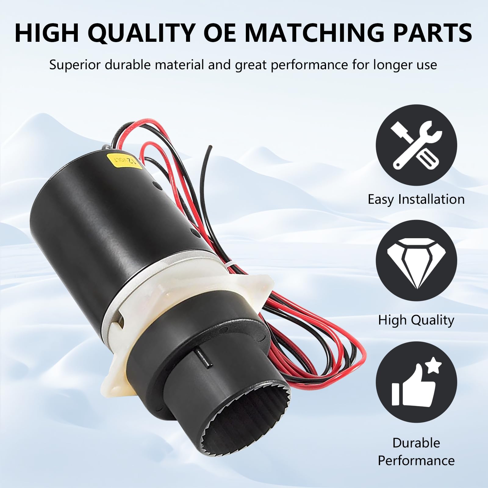 37072-0092 Kit Di Sottoassemblaggio Motore Maceratore Pompa Wc Marina, Kit Di Montaggio Per Pompa Per Wc Marino Con Scarico Silenzioso, Per 37045 37245 37055 37255 37075 37275 12v