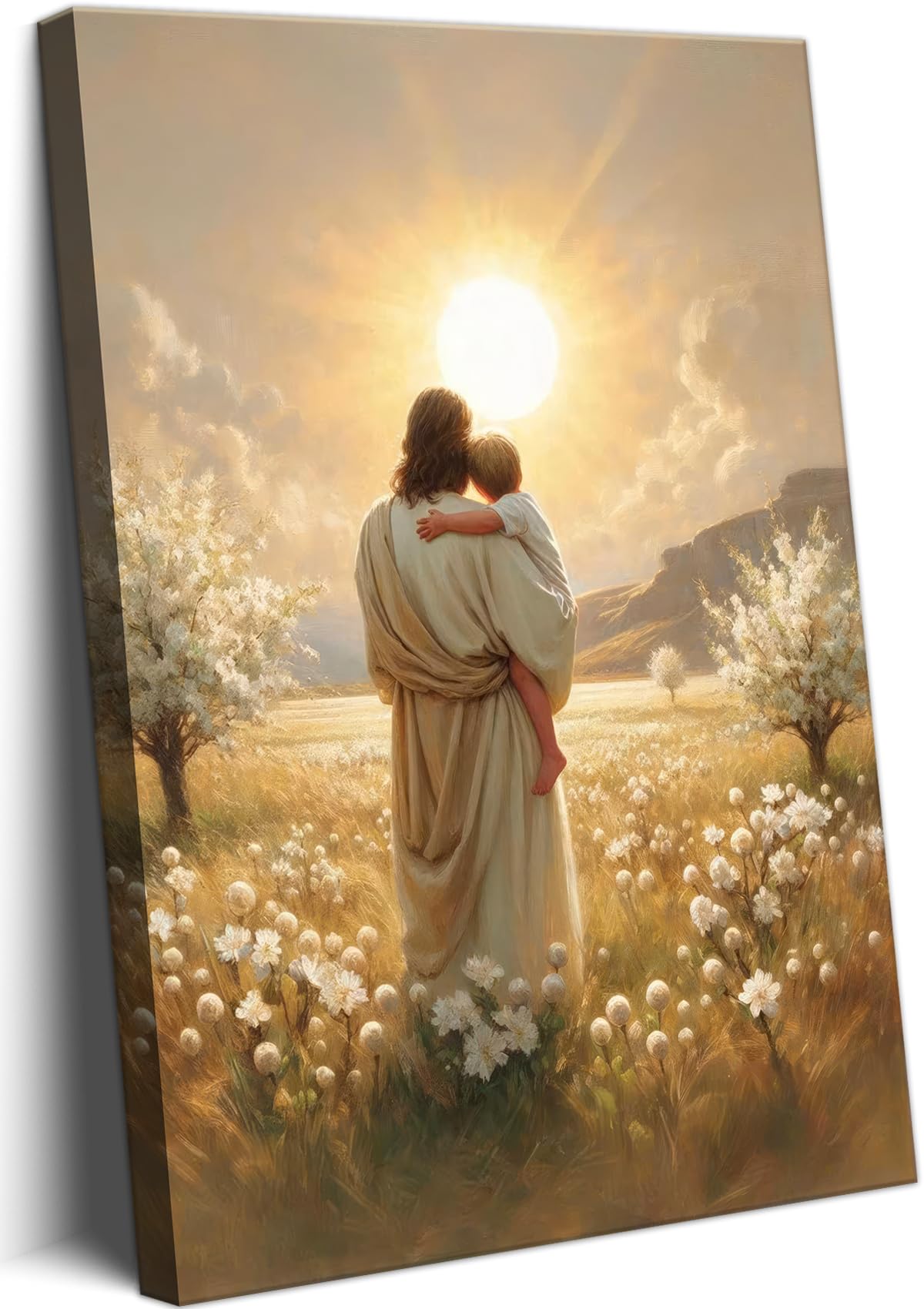 Photo 1 of ***pic for reference***

Jesus Canvas Wall Art Decor, Jesus With Boy In The Field Wall Art, Christian Bible Stories Canvas Wall Art, Religious Prints Artwork for Christian Church Prayer Room Living Room Child Bedroom 12x16in