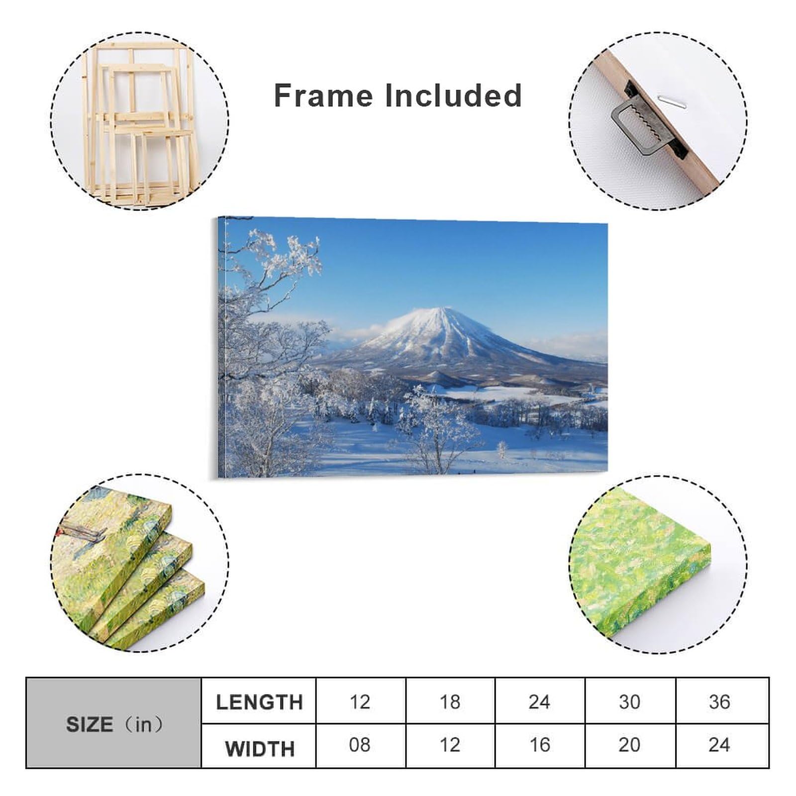 油絵 絵画 インテリア F6-081911 風景 冬の富士山 油絵 インテリア F6-081911 風景（冬の富士山）絵画 絵 油絵