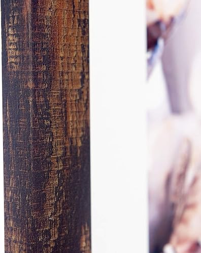 Vista 42 de Scholartree - Marco de fotos rústico de madera para mesa o montaje en pared. Beige,Negro,Marrón,Gris,2-Blanco,Azul,Marrón claro,Marrón