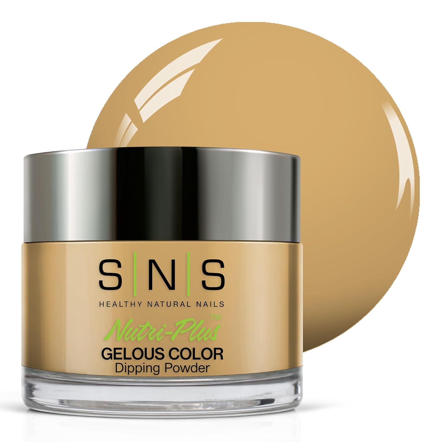 SNS Nail Dip Powder, Gelous Color Dipping Powder - Gilded Opera Haus (Metallic/Bronze, Shimmer) - Long-Lasting Dip Nail Color Lasts 14 Days - Low-Odor & No UV Lamp Required - 1.5 OZ