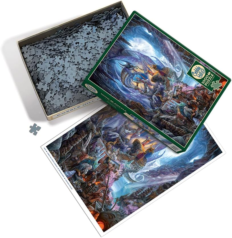 Cobble Hill 1000 Piece Puzzle - Dragonforge - Sample Poster Included