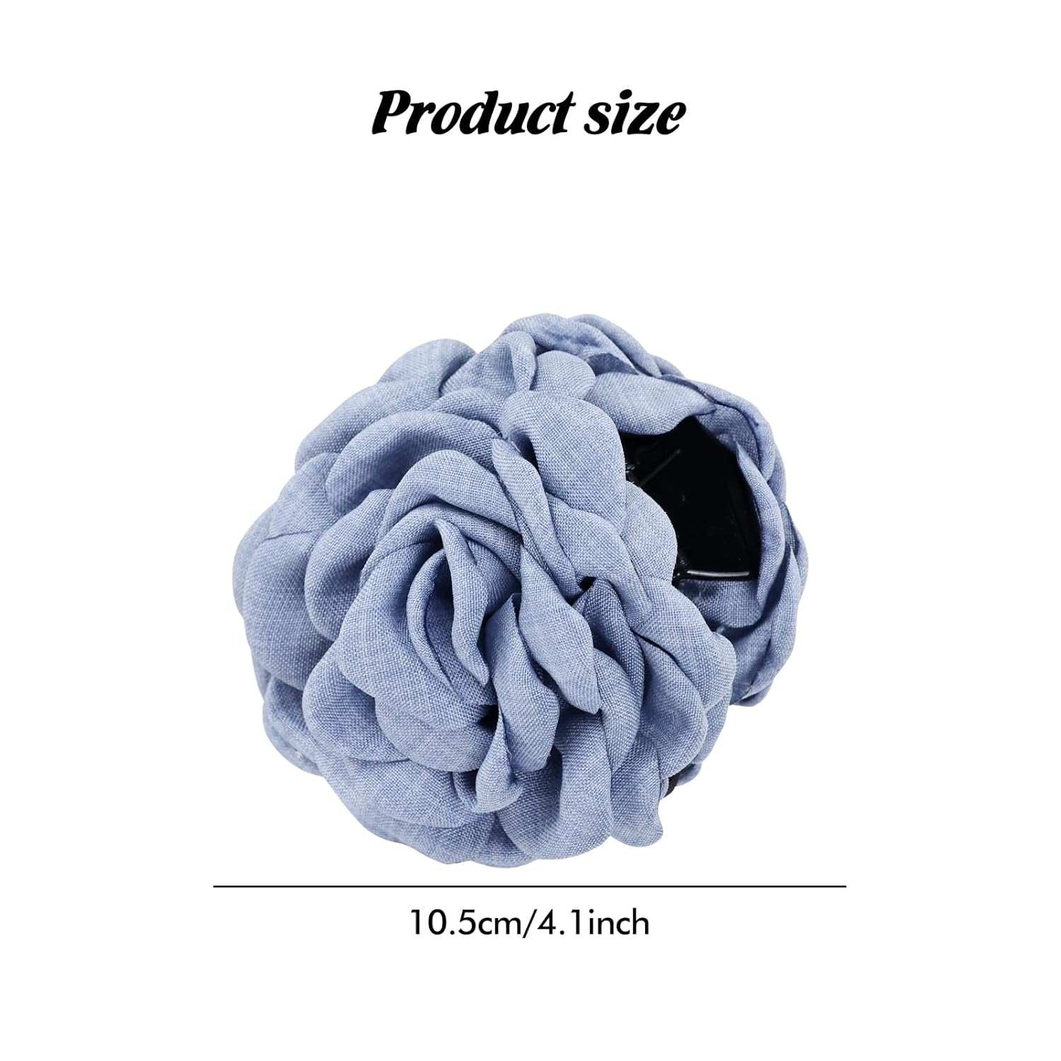 Cinaci 3 Pieces Vintage Rose Flower Hair Claws Clips with Strong Hold Floral Updo Hair Clips Barrettes Accessories for Women Girls - Image 6