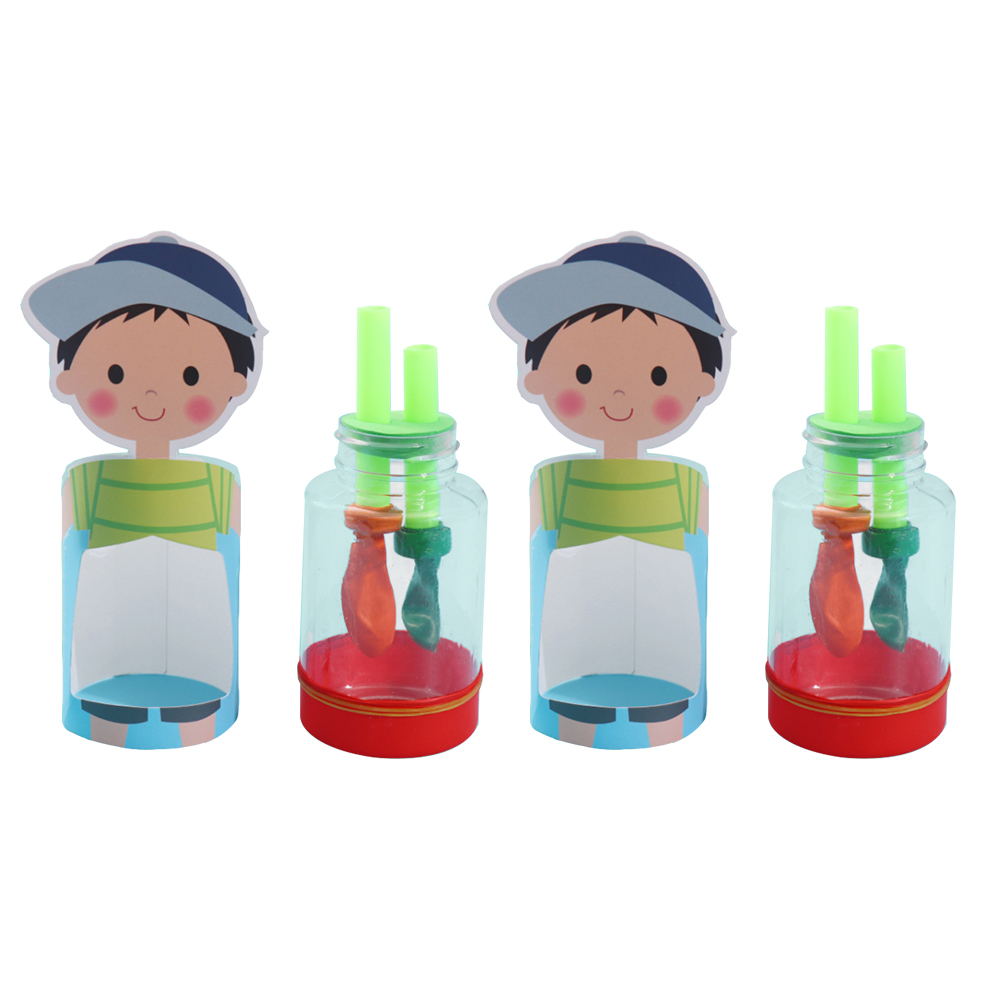 Mobestech 5-Piece Lung Breathing Model Kit - Transparent Anatomy Demo For Science Teaching - View #3
