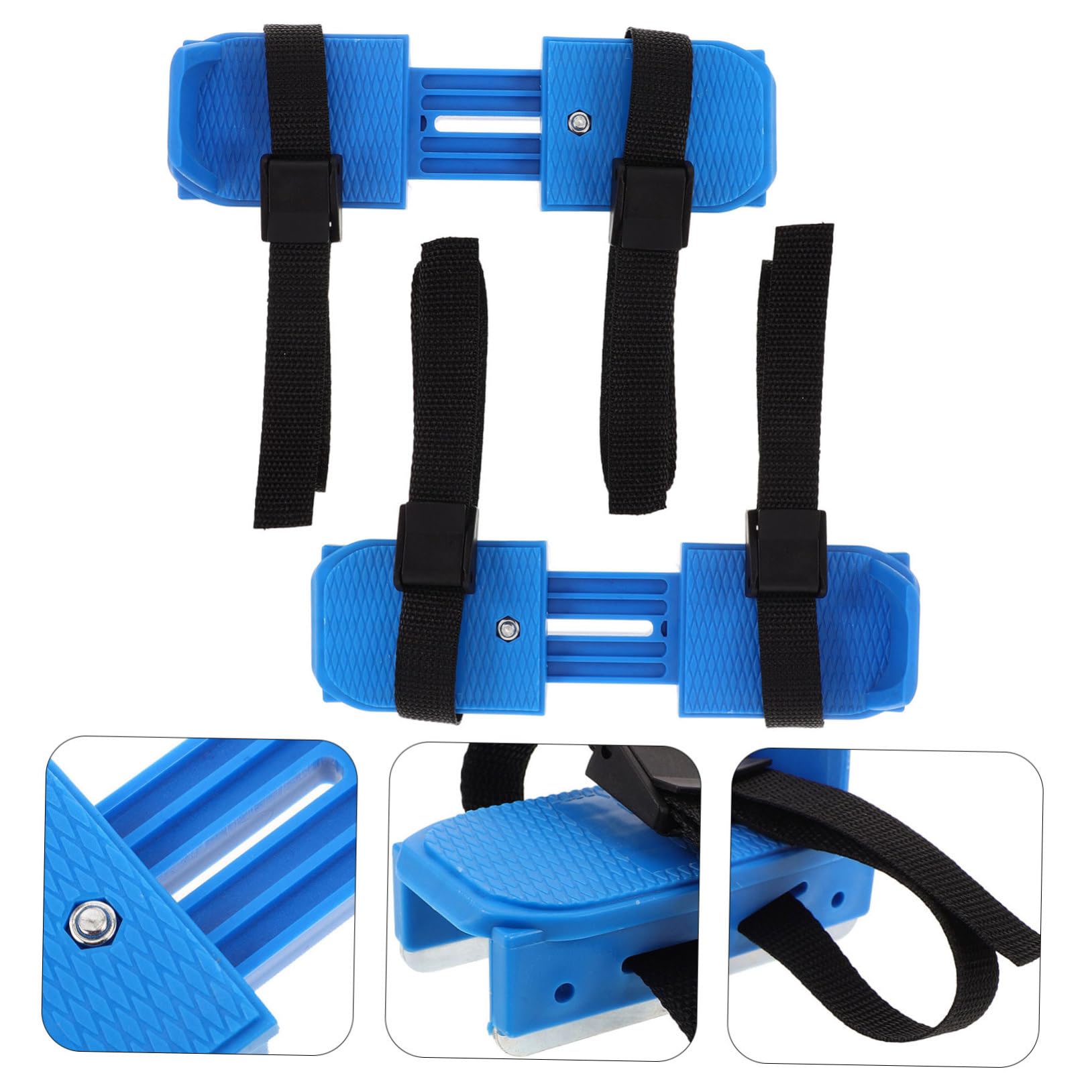 Abaodam Patines de Hielo de Doble Hoja Ajustables para Niños con Correas