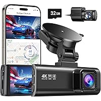 REDTIGER Dash Cam Front Rear