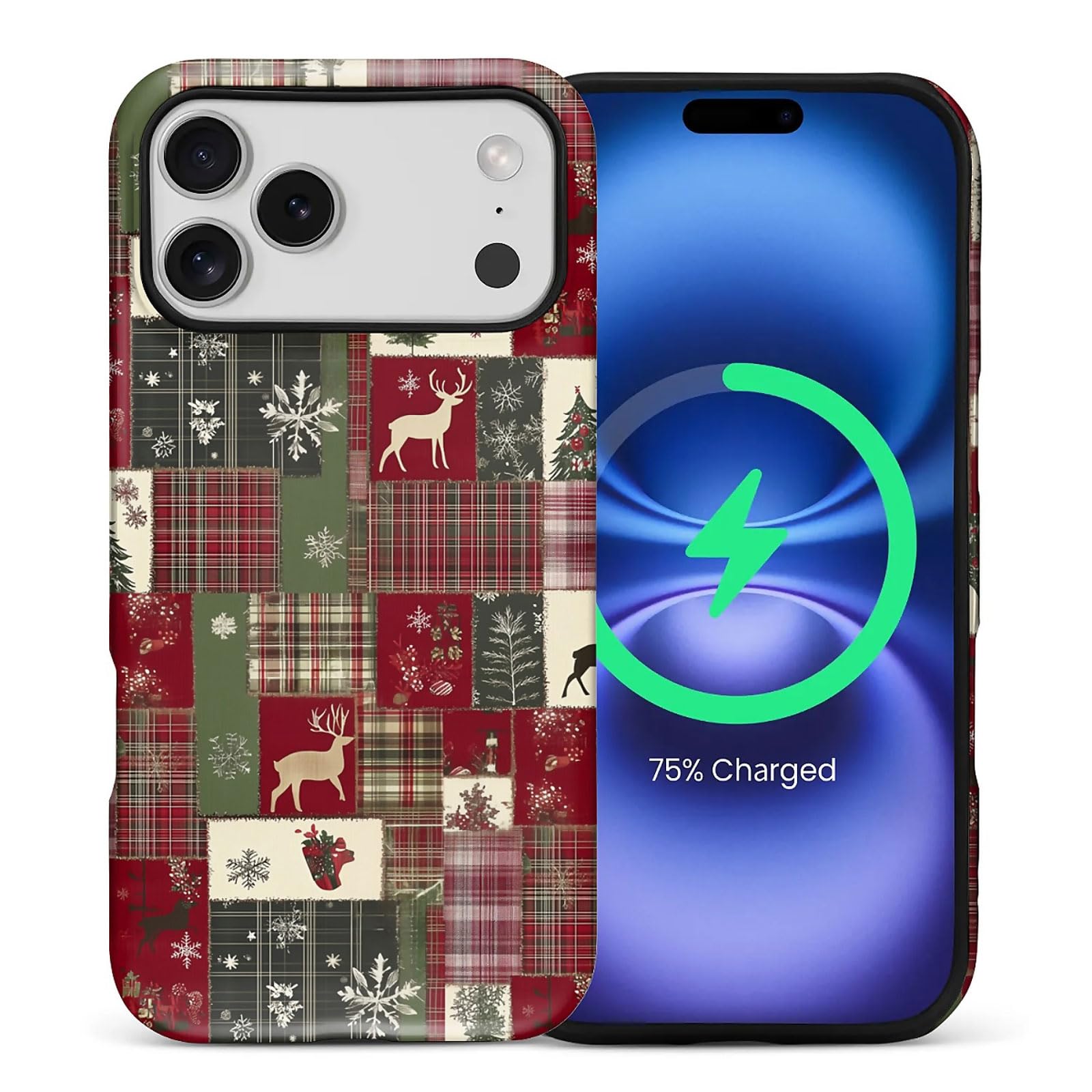 Protection antichoc iPhone 17 Pro Max MagSafe arbre de Noël - 7