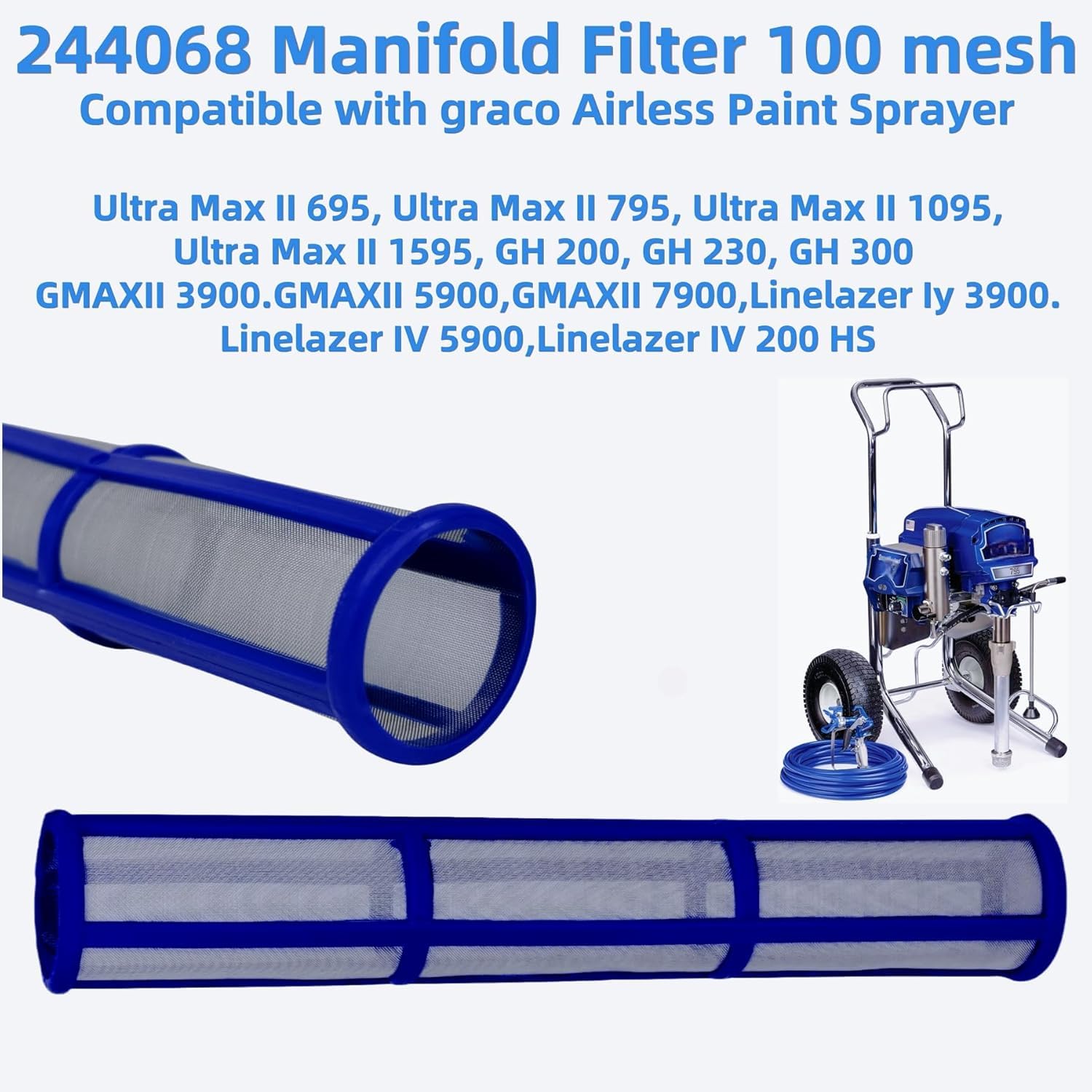 244067 60 Mesh Manifold Filters (244067 60 Mesh+244068 100 Mesh