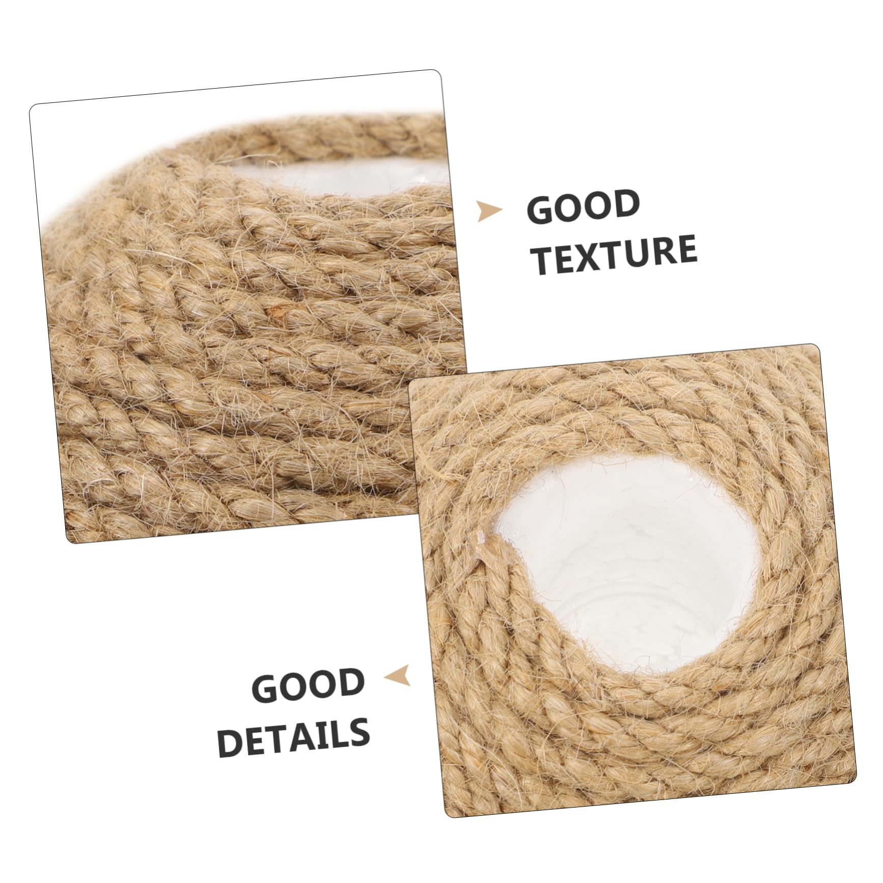 Abaodam Cat Ball for Interactive Play Sisal Rope Scratching Ball for Cats Chew Resistant and Durable for Indoor Kittens Promotes Active Fun and Claw Maintenance