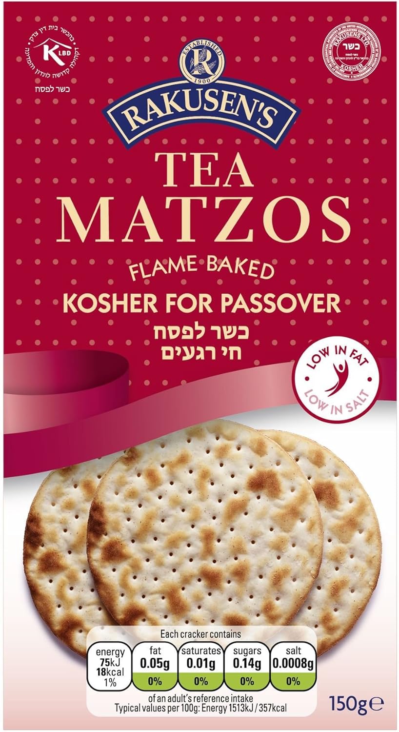 Rakusen's Matzos Flame Grilled Savoury Crackers In A 200g Box Stock Photo - Alamy