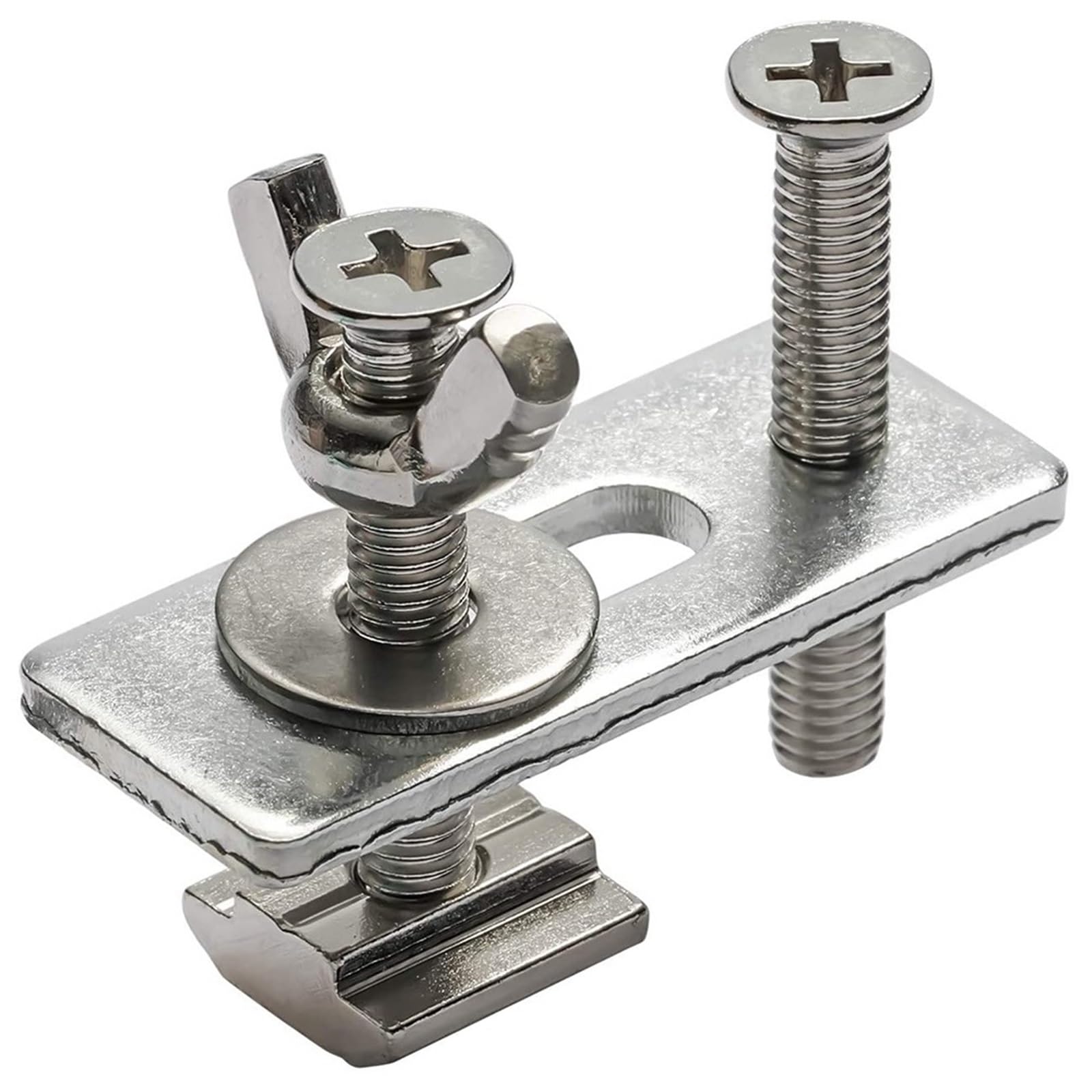 Abrazaderas de sujeción en T Track para carpintería, paquete de 4, herramientas de posicionamiento de hardware de metal para proyectos de carpintería