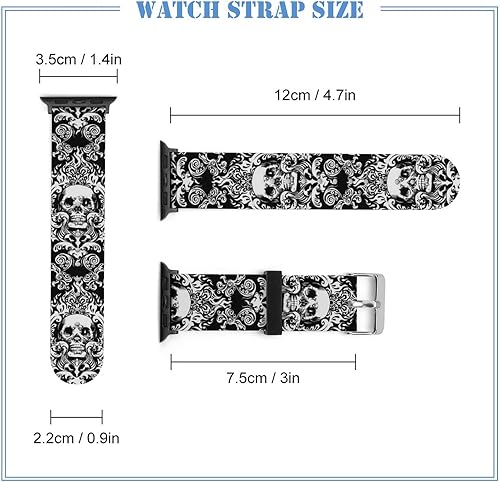 Vista 75 de Correa de reloj de silicona suave compatible con Iwatch Correa deportiva para hombres/unisex/jóvenes compatible con Iwatch Series