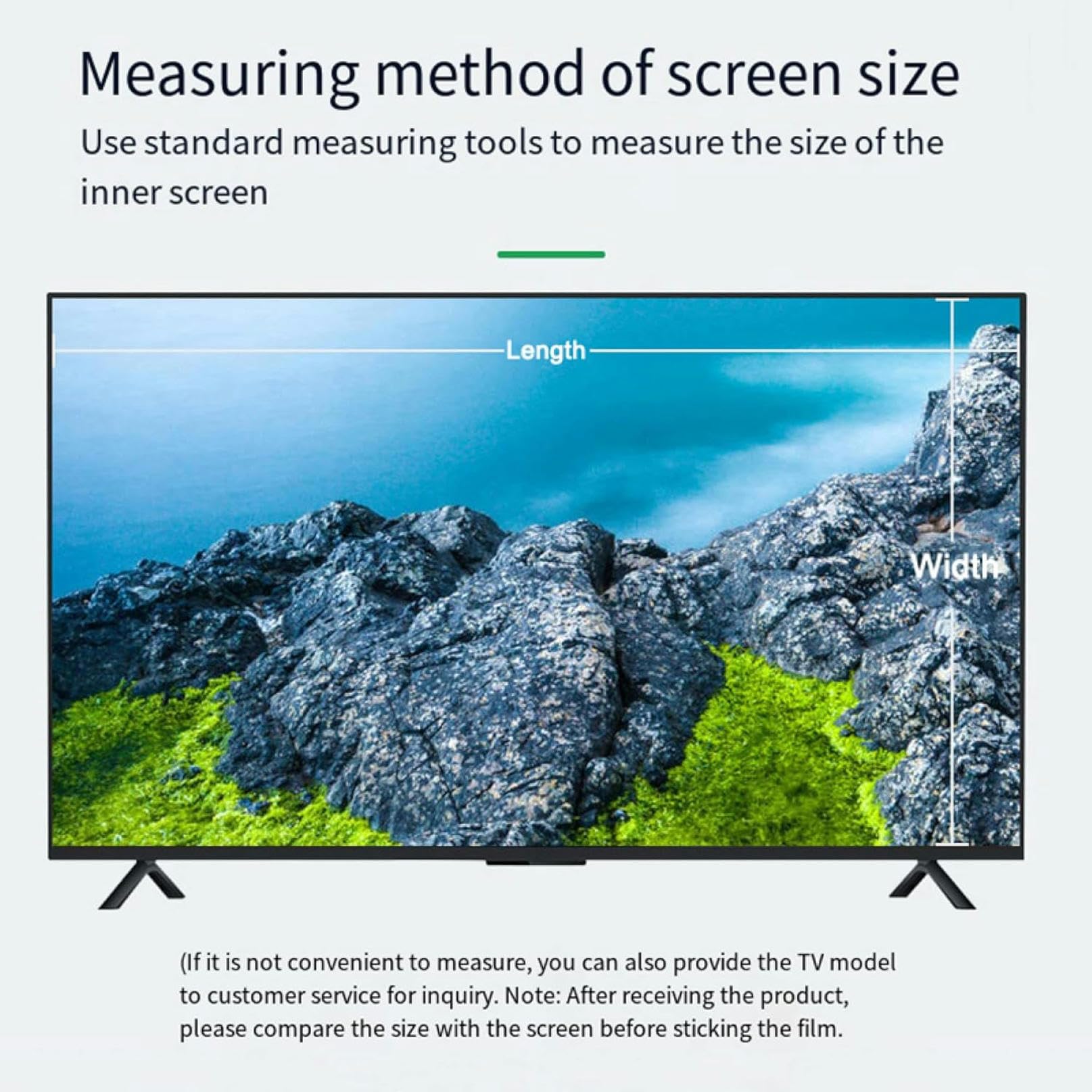 Copertura dello schermo TV di blocco della luce bl Schermo TV antiriflesso antigraffio con blocco della luce blu o dimensioni multiple for LCD OLED LED(50 Inches 1101x620 mm)