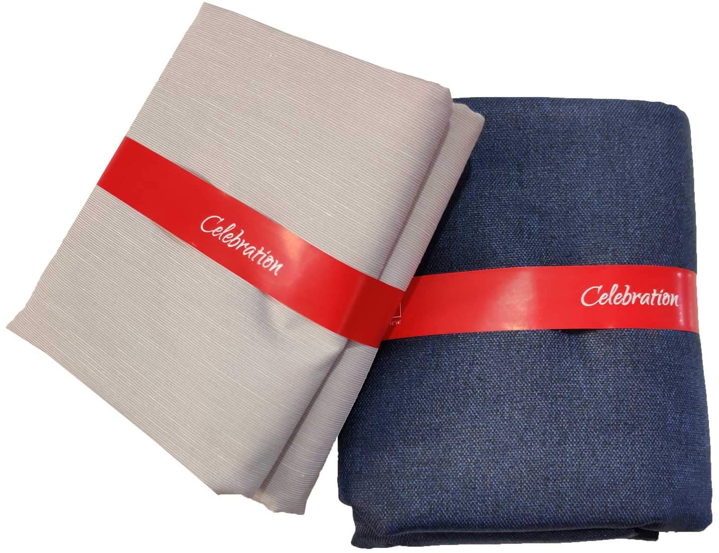 Buy Arvind Men's Unstitched Cotton Shirt and Trouser Fabric Combo Set ...