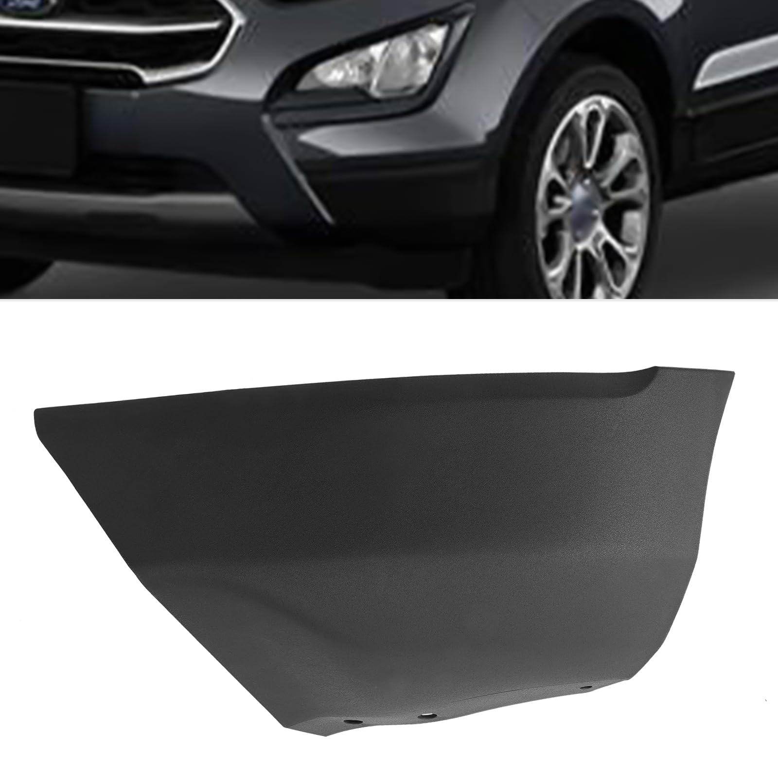 Bumper Corner Cover, Front Driver Side Bumper Corner Cover for Ford EcoSport 2018-2022, Left Driver Side Bumper Corner Cover, GN1Z-17D957-CB, GN1Z17D957CB, FO1016102 (Driver Side)