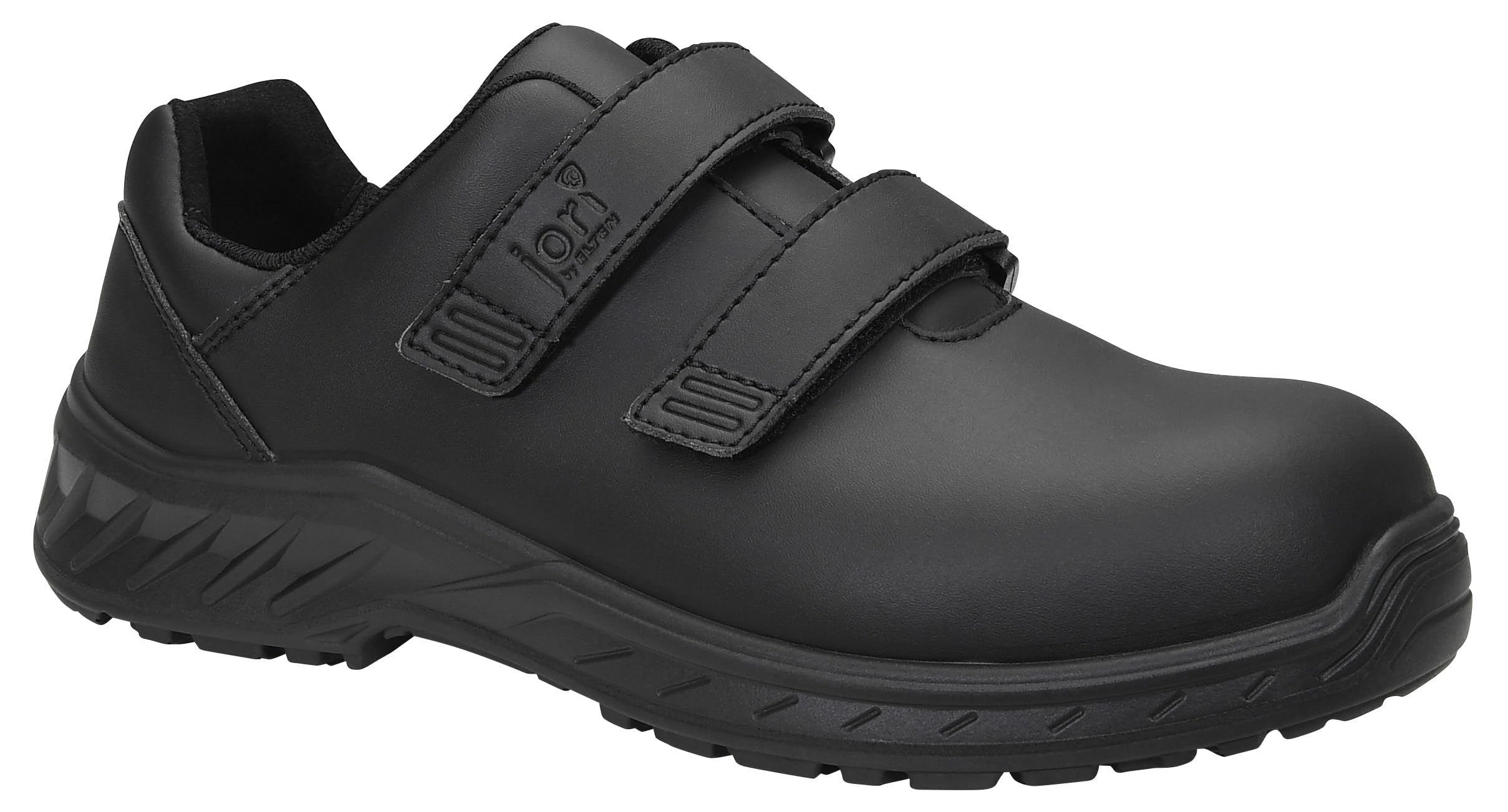 ELTEN jo_CLEAN Strap Black Low ESD S3S | Sicherheitsschuhe für Damen & Herren, Kunststoffkappe, leicht, atmungsaktiv
