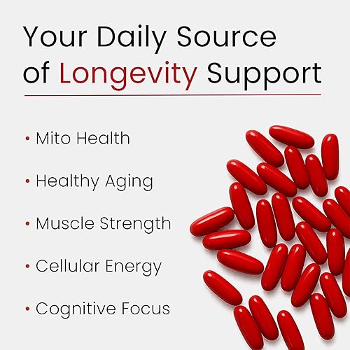 Miniatura 4 de Complejo de urolitina A  Fórmula de línea premium 5 en 1  Suplementos de longevidad probados por el tiempo con urolitina pura A+, NAD+, resveratrol,