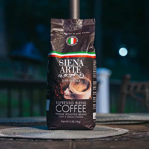 Miniatura 1 de Siena Arte - Mezcla de café expreso, granos tostados enteros, 2.2 libras (2.2 lbs)