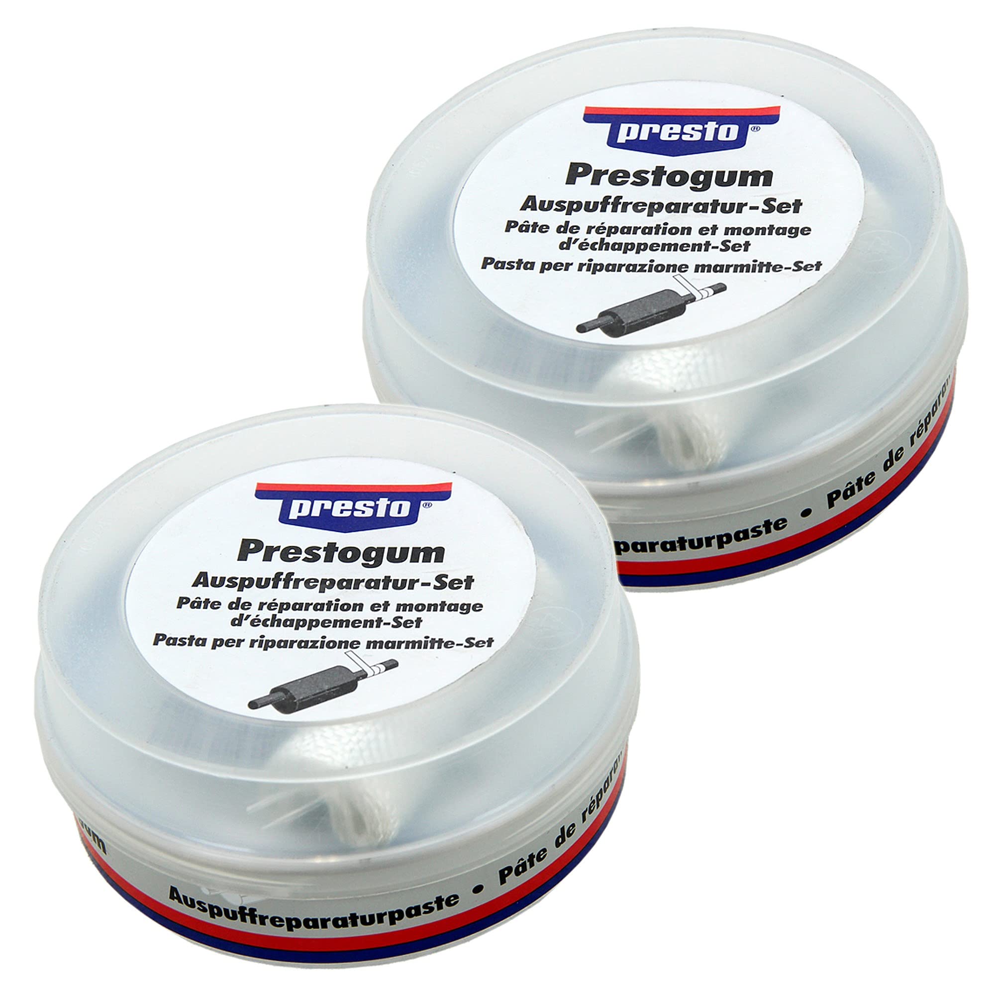 2x PRESTO Auspuff-Reparatur-Set