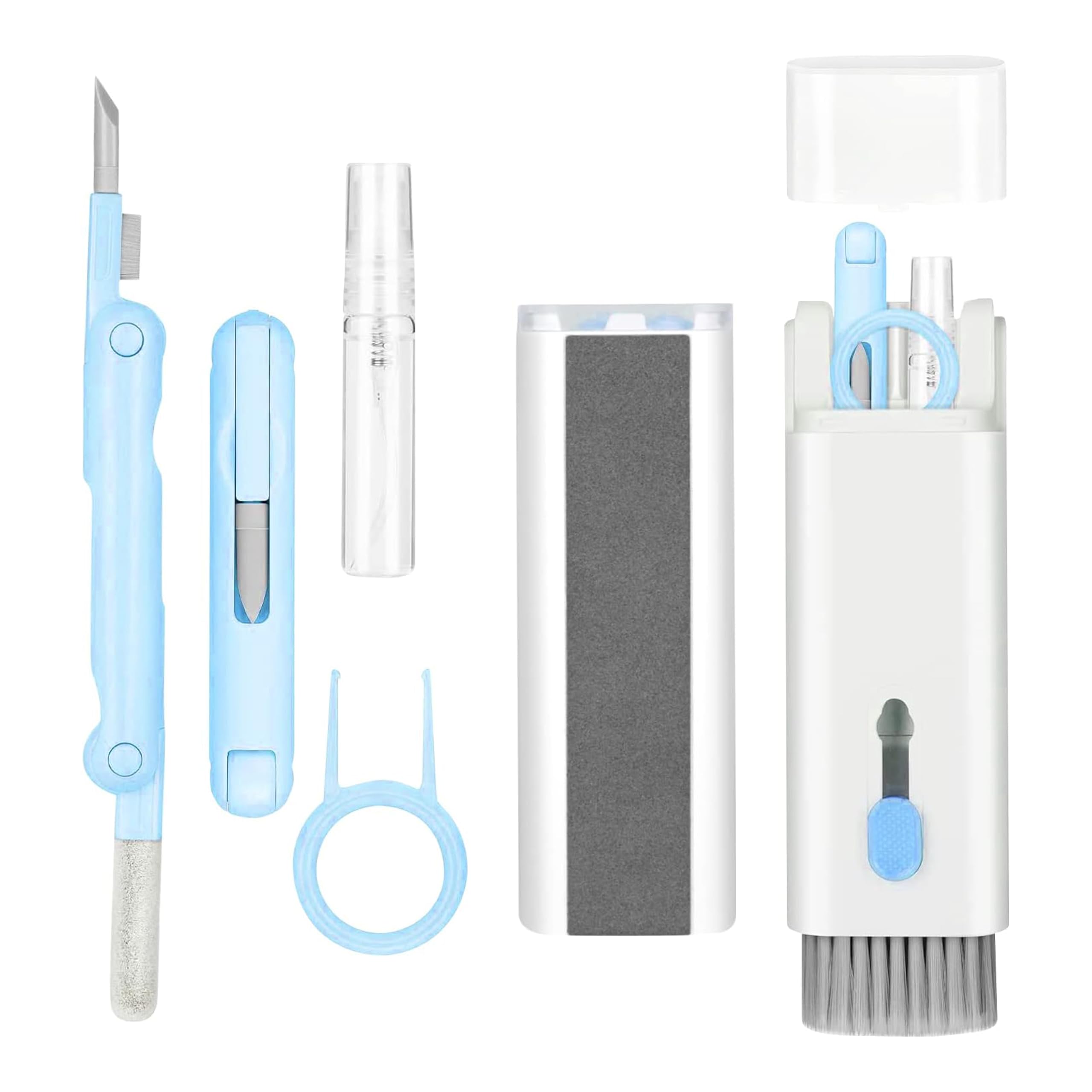 PRIMEFAIR 7-in-1 Electronic Cleaner Kit, Keyboard and Screen Cleaning Set with Brush, Multi-Purpose Cleaning Pen for AirPods, Laptops, Phones, Multicolour-image-23
