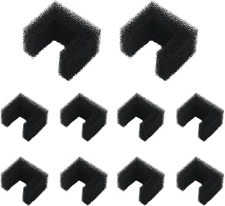 10 Pcs Cat Water Fountain Foam Filters Replacement, Pet Dog Drinking Water Fountain Sponge Filters Compatible with PetSafe Viva 64oz and 140oz Drinking Fountains