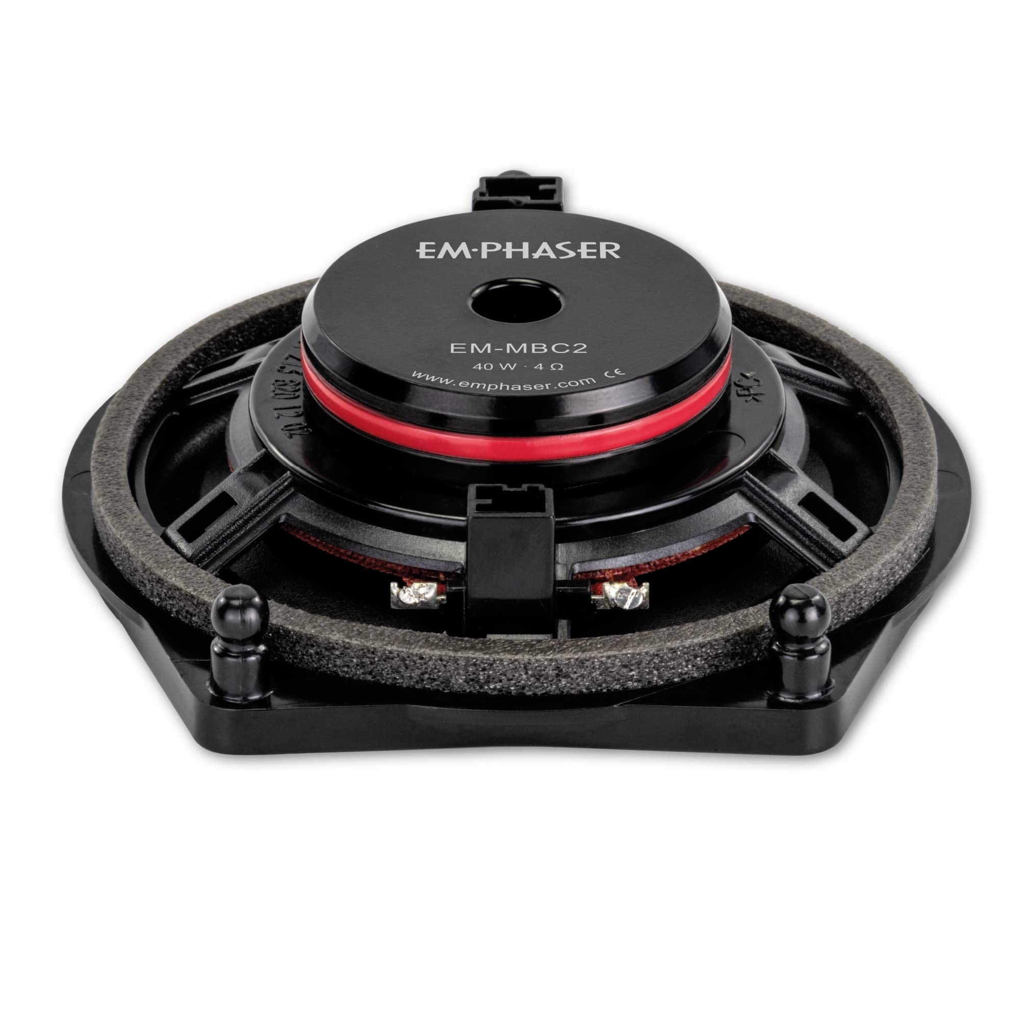 EMPHASER EM-MBC2 – 10 cm Center Speaker, kompatibel mit Mercedes-Benz | Klangstarker 4 Zoll Plug & Play Breitband-Zentrallautsprecher für den Einbau im Armaturenbrett, E-Call fähig, 1 Stück