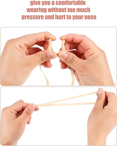 Miniatura 4 de 7 piezas de clip de nariz de natación de silicona protector de nariz con cuerda elástica para niños y adultos que nadan