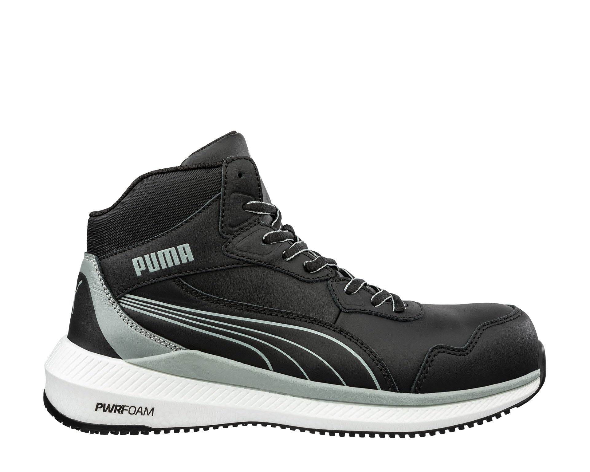 PUMA Sicherheitsstiefel Zoom Black mid S3S nach EN ISO 20345:2022 S3S ESD FO HRO SR Größe