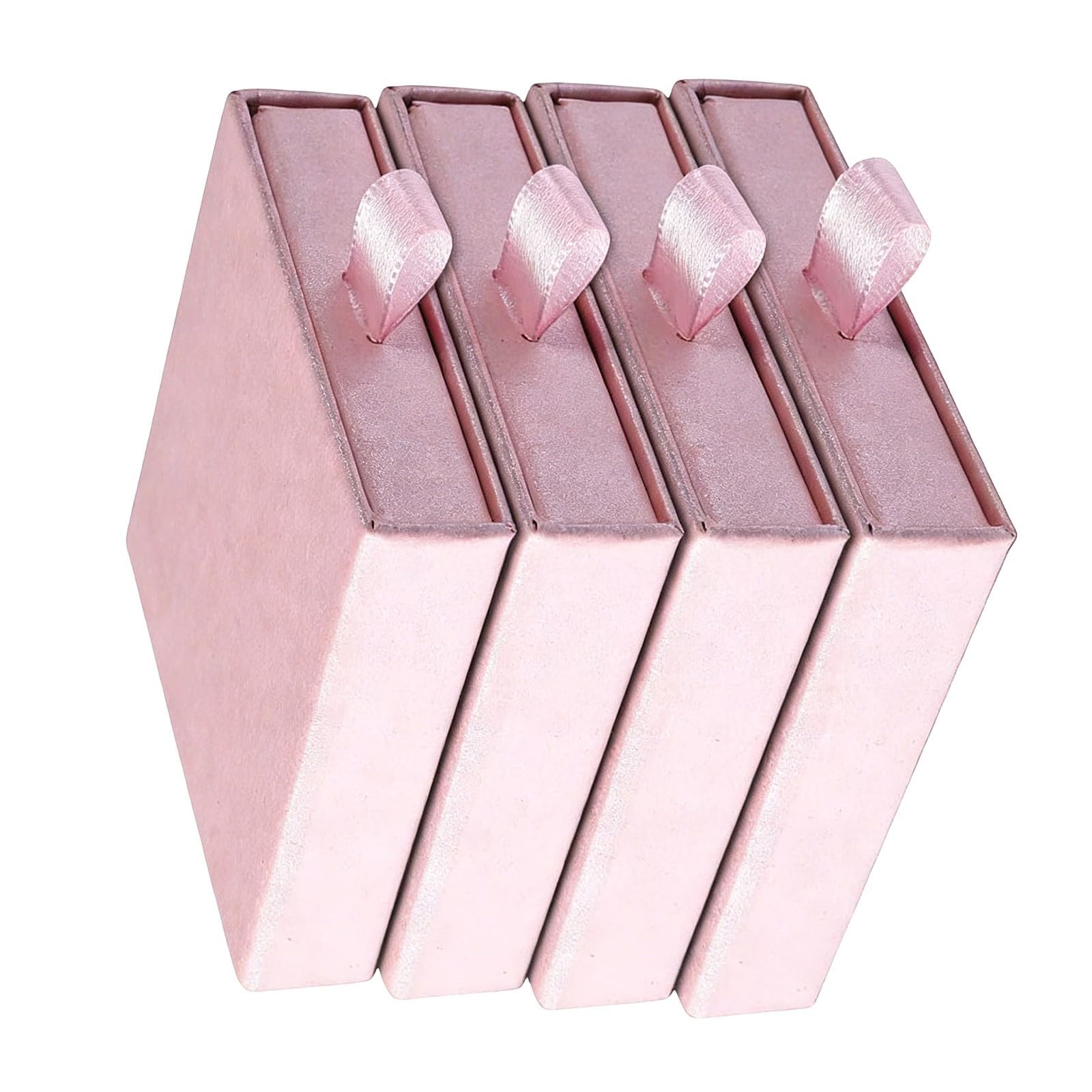 Nucelit 4Pcs Paper Earrings Storage Boxes Jewelry Organiser for Earrings Necklace Brooch Pin Jewelry Accessories Organization Elegant Case