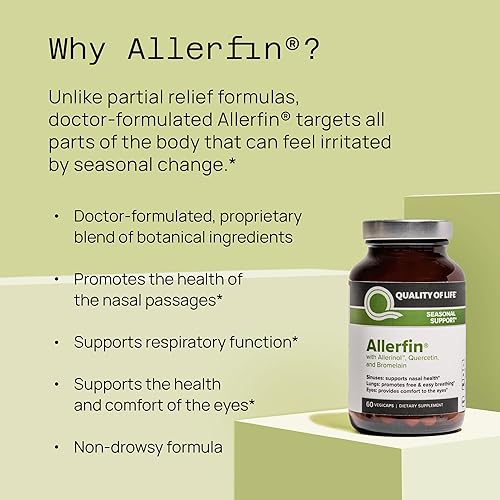 Miniatura 5 de Suplemento prémium para aliviar los senos nasales, nasales, pulmonares, estacionales y alérgicos, incluye bromelina, quercetina, ortiga y alerinol –