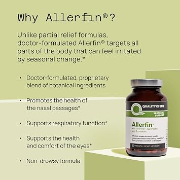 Quality of Life Featuring Kinoko Gold AHCC 500 mg and Allerfin - Immune Health Bundle