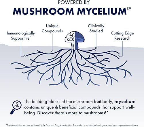 Miniatura 6 de Host Defense MyCommunity Extract - Suplemento de hongos de mezcla de 17 especies para apoyo inmunológico - Extracto con melena de león, reishi.