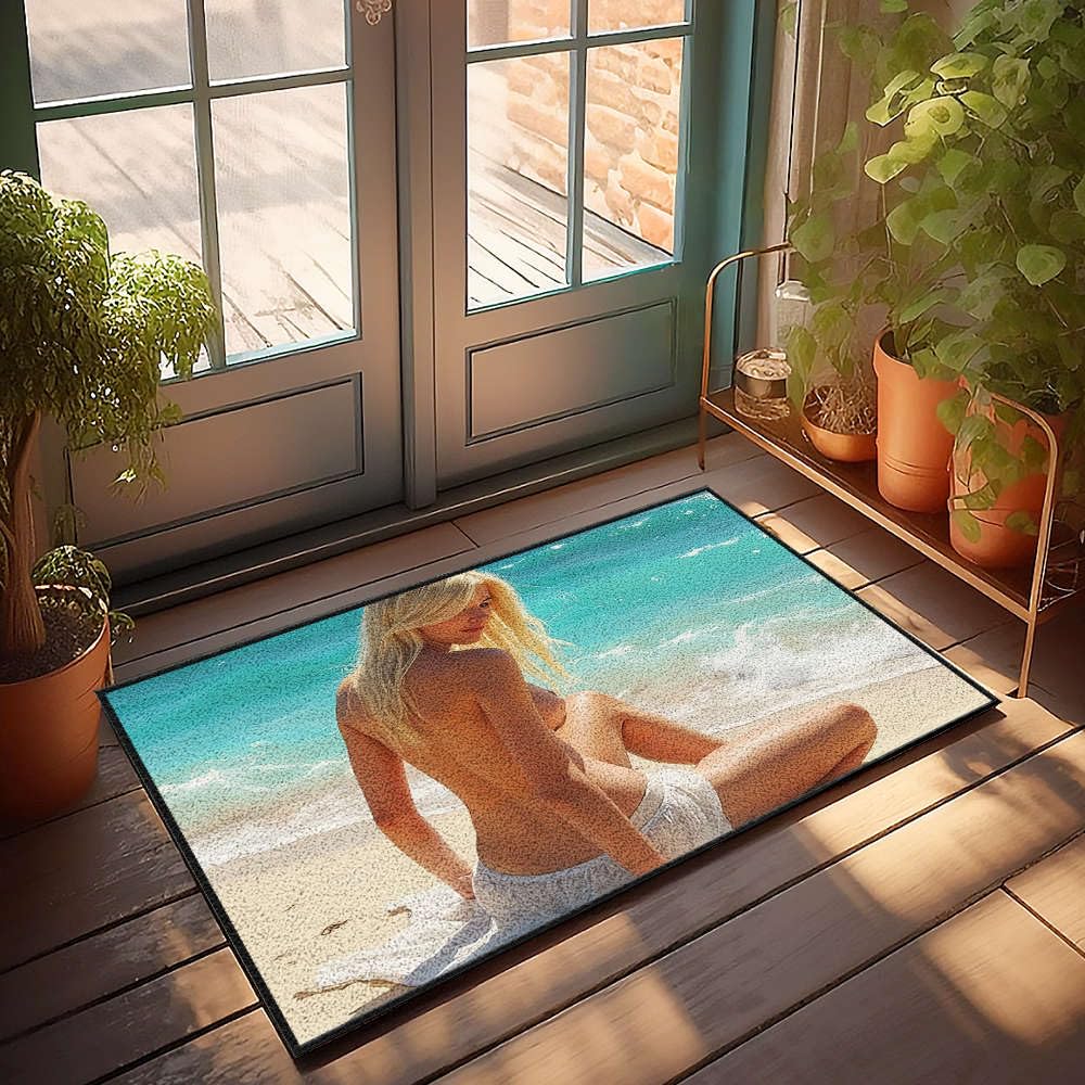 Paillasson d'automne et tapis de cuisine décoratif pour porte d'entrée