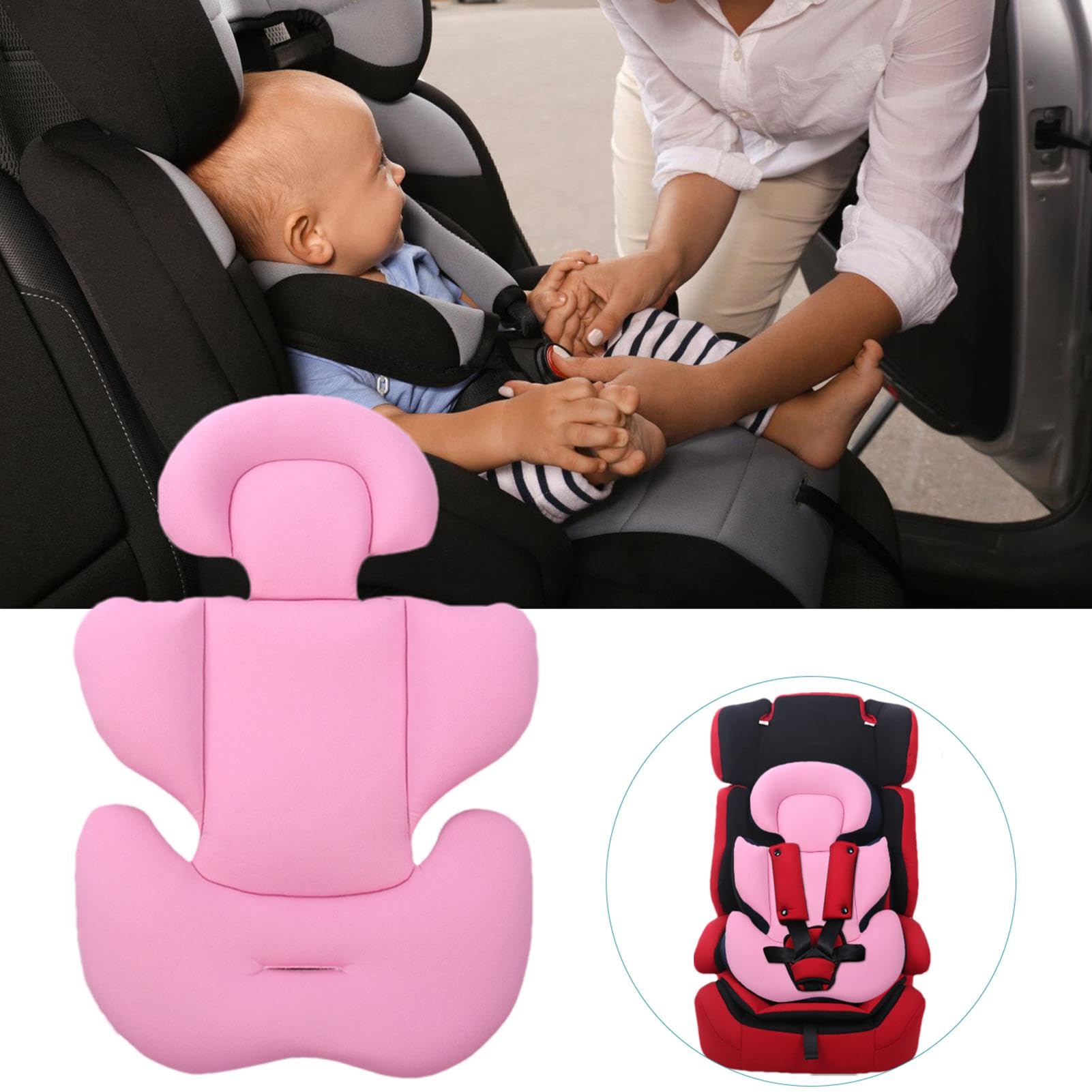 Riduttore per seggiolino per bambini, anallergico, per passeggino, ovetto e seggiolini auto
