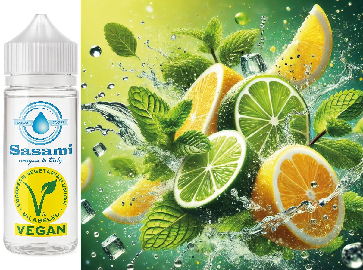 Moon - Limette-Zitrone-Minze Aroma Konzentrat - Vegan - Sasami - 100ml