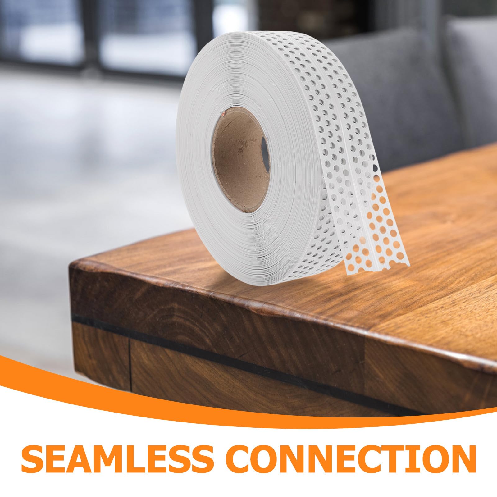 Cinta para Paneles de Yeso para Esquinas de Pared Pvc Blanco 1 Rollo