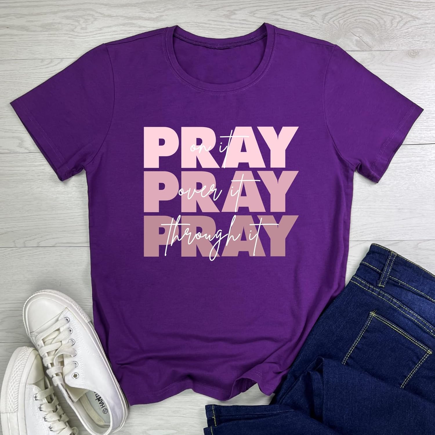 LOOKFACE Women Short Sleeve Graphic Tees Cute Cotton T Shirts - Image 2