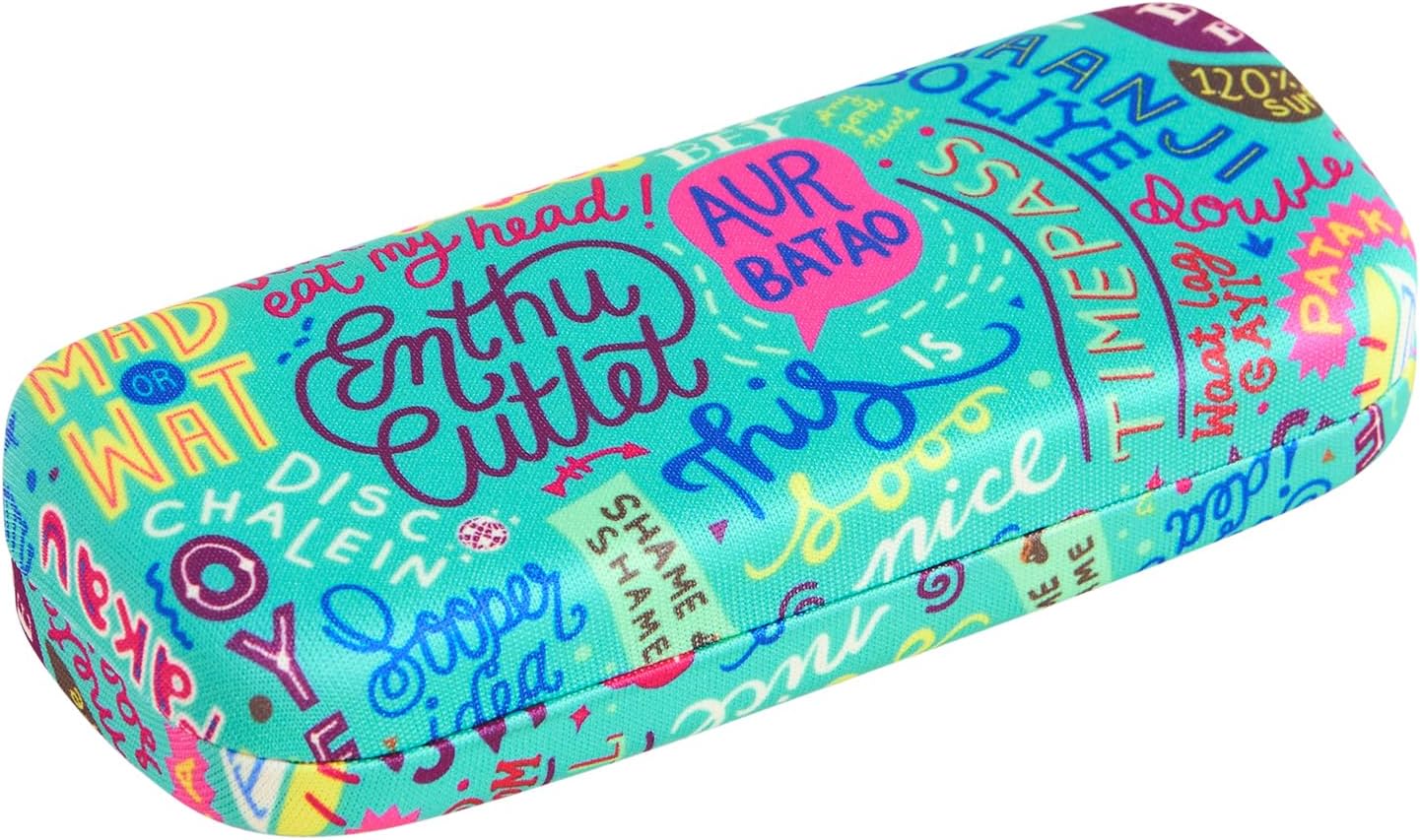 Chumbak Eyewear Case for Women, Stylish Sunglass Organizer and Cover Case, Spectacle Box for Girls/Ladies, Specs Case, Stylish Glasses Cover, Protective Eyewear Case