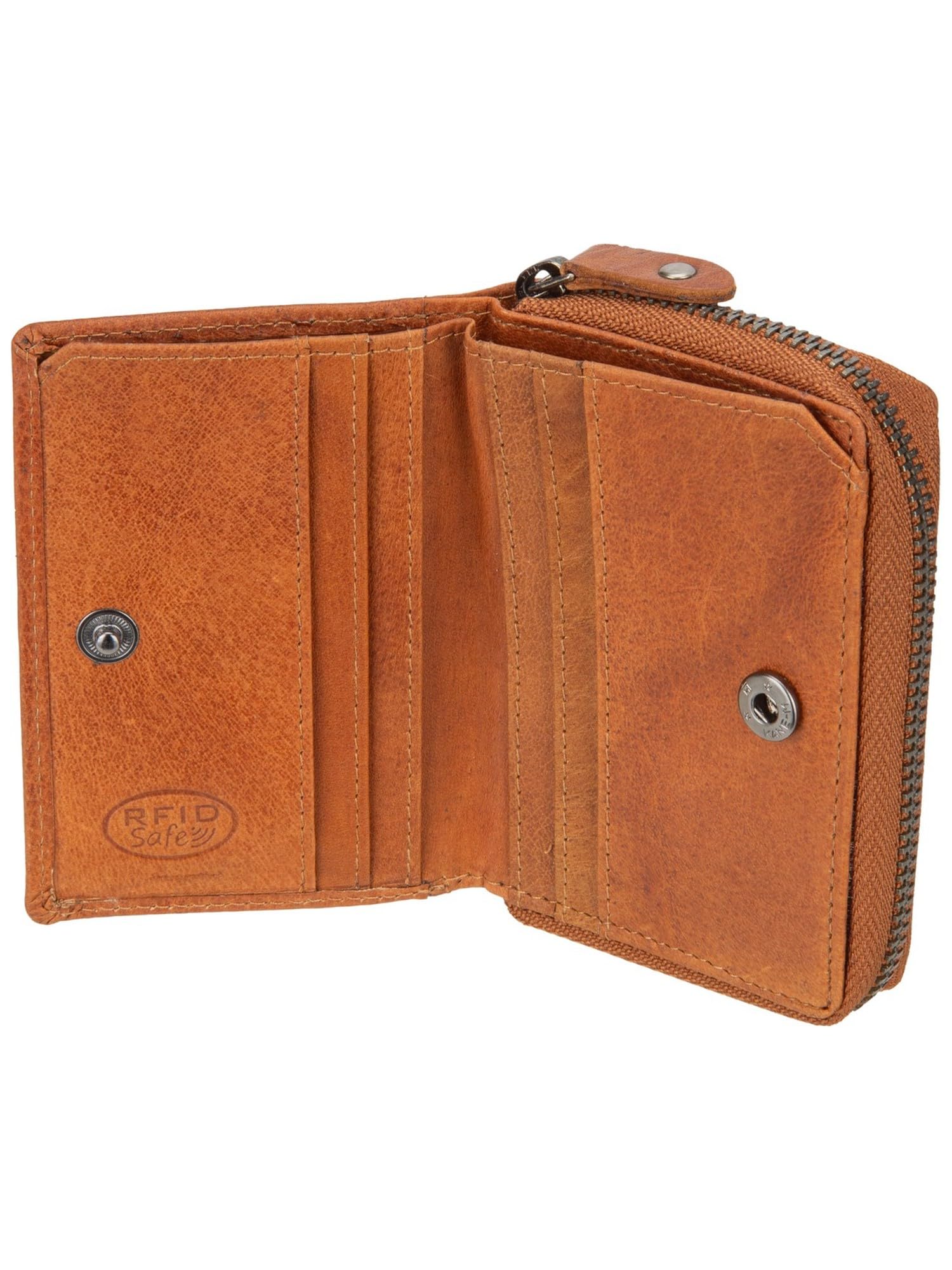 The Chesterfield Brand - Leder Portemonnaie Cognac Sionel