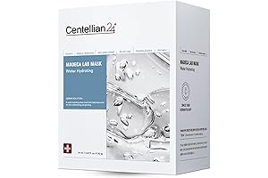 Januù Madecassoside Face Mask - 20 Sheet Korean Water Hydrating Deep Moisturizing Calming Mask